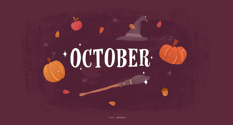 Aesthetic:28ajsvdcehi= October Background