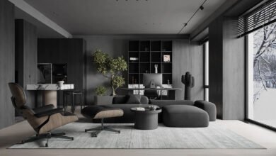 Houseoasis.Net Crafting a Refined Aesthetic: Black Room Decor Ideas for an Elegant Home