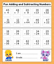 Printable:2rufqzib1kw= Addition Worksheets