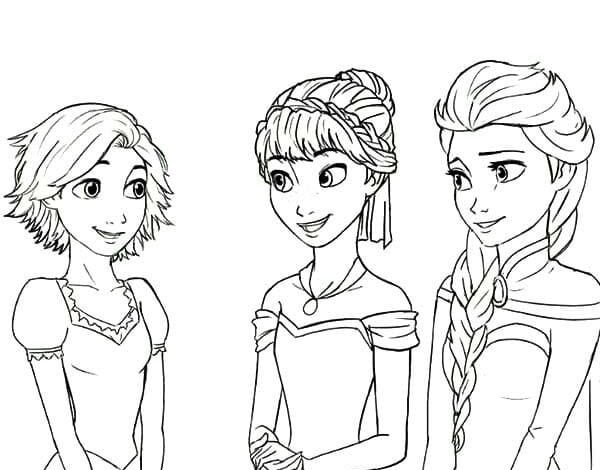 Printable:2s4sj4aswry= Rapunzel Coloring Page